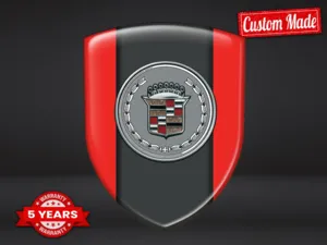 Cadillac Decal Silicone Limitata Alta Gamma Adesivo Cupola ST